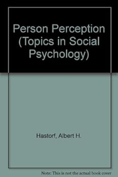 Paperback Person Perception (Topics in Social Psychology) Book