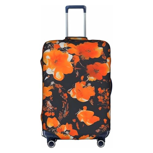 Housse de valise élastique contre les rayures - Protection imperméable blanche L