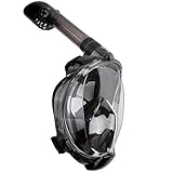 Unigear Full Face Snorkel Mask, Snorkeling Mask Panoramic 180° View, Snorkel Set with Safe...