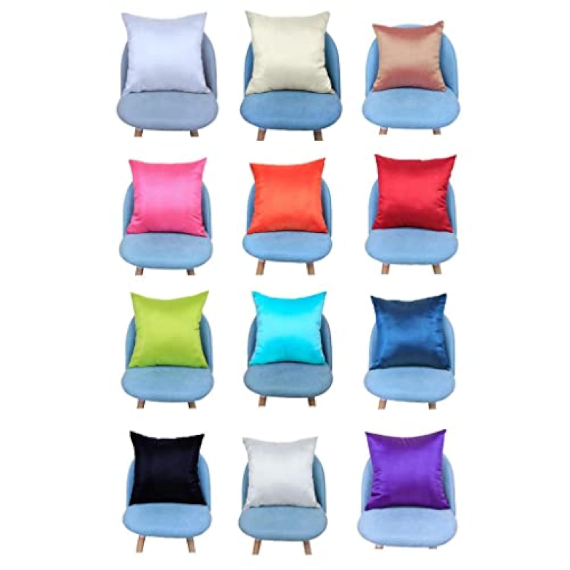 Solid Color Soft Plush Pillow Case