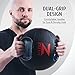 ZELUS Medicine Ball with Dual Grip| 10/20 lbs Exercise Ball |Weight Ball with