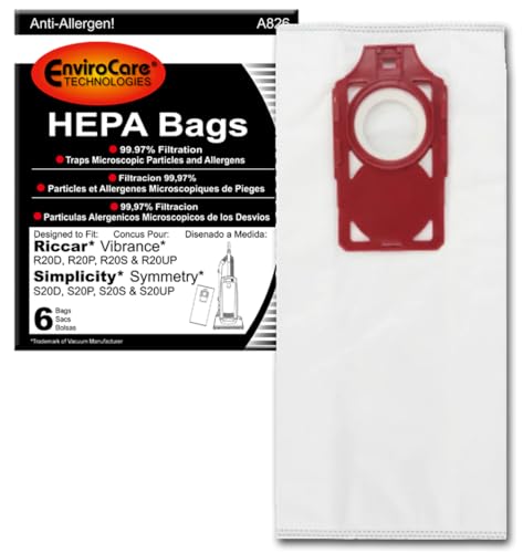 EnviroCare HEPA Bags for Symmetry