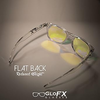 GloFX Ultimate Kaleidoscope Glasses - Rainbow EDM Rave Light Diffraction Festival Eyewear