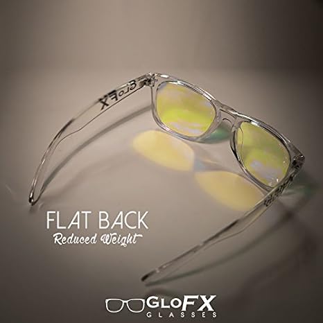 GloFX Ultimate Kaleidoscope Glasses - Rainbow EDM Rave Light Diffraction Festival Eyewear