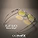 GloFX Ultimate Kaleidoscope Glasses - Clear - Rainbow EDM Rave Light Diffraction Eyewear (Clear)