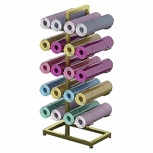 Support tapis de yoga au sol pour éliminer le désordre du studio