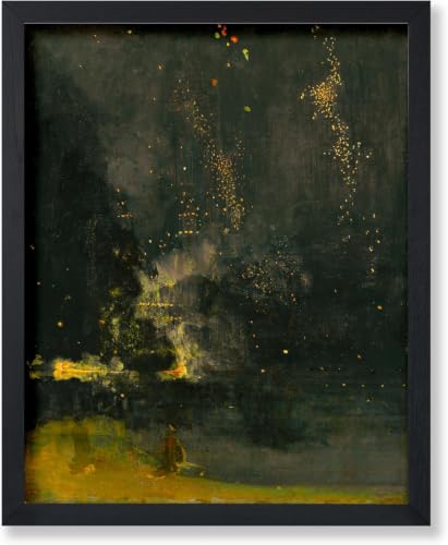 Nocturne in Black and Gold affiche rétro lianyibo 70x100cm