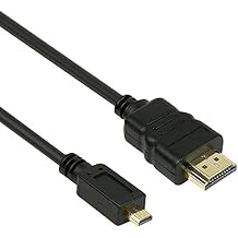 NTQinPartsMicro HDMI 4K A/V TV Video Cable for Campark X20 4K 20MP Waterproof Action Camera