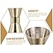 DECHOUS Stainless Steel Japanese Jigger Cocktail Measuring Cup for Home and Bar Use Drink Measurer with Premium Corrosion Resistance Comfortable Grip for All Occasions