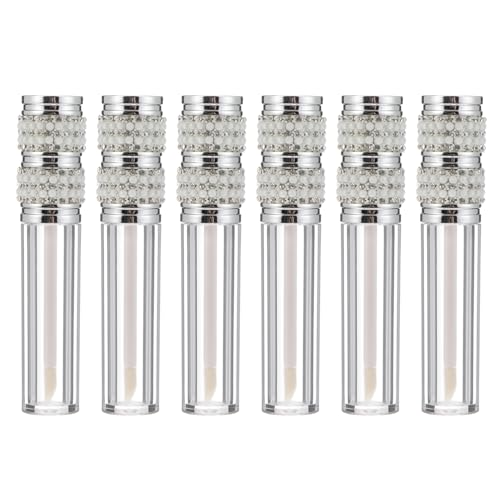 TOVINANNA 6 Piezas Botella De Brillo Revolution Brillo De Labios Brillo De Labios Transparente Tinte De Labios Brillos De Labios Botella Vacía Contenedores De Brillo De Labios Tubos De