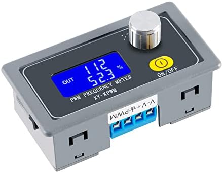 JESSINIE Signal Generator XY-KPWM 1-Channel PWM Generator 1Hz-150kHz Dual Mode PWM Pulse Frequency Square Wave Signal Generator Module LCD Display 3.3-30V 5-30mA Pulse Frequency Generator with Shell