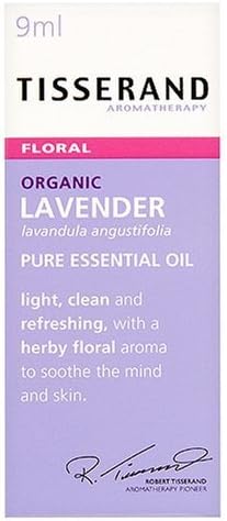 Lavender Organic Essential Oil Tisserand 0.33 oz Oil
