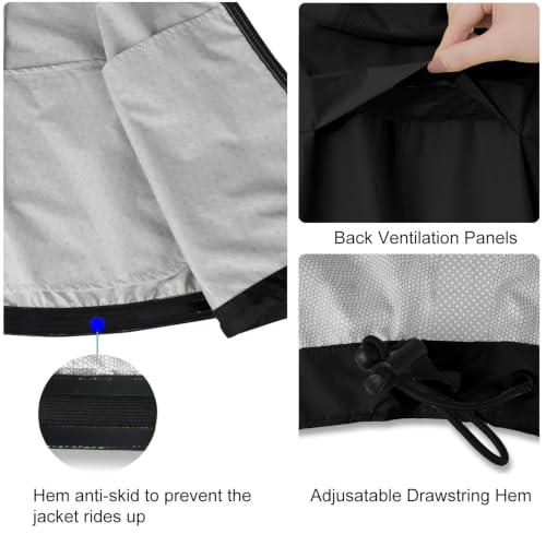 Baleaf Waterproof Hooded Rain Jacket