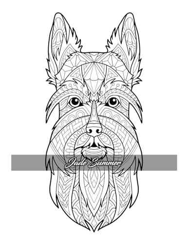 Amazing Dogs Coloring Book: Beautiful Dogs, Adorable Puppies, and Relaxing Designs for Adults and Teens - Image 27