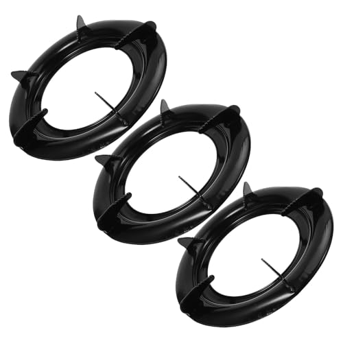 Soporte wok de hierro fundido pack 3 piezas para estufa