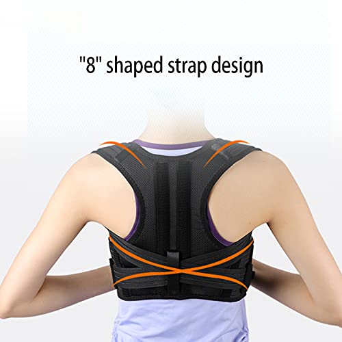 Correction de posture du dos adulte avec ceinture de correction de bosse réglable - 4