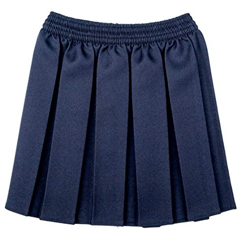 Falda escolar plisada cómoda para uniforme de niñas en crecimiento