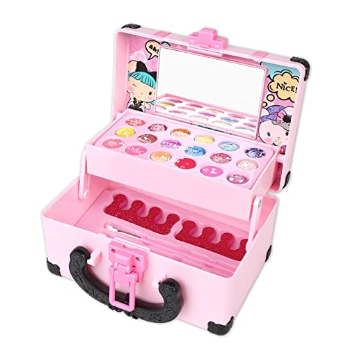 Fini les taches avec cet ensemble de maquillage pour enfants lavable et sécurisé pour la peau