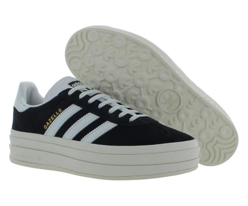 Adidas Gazelle Bold Womens Shoes Size 9.5, Color: Core Black/Cloud White/Core White2