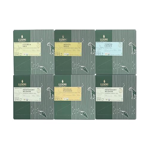 Image of LUXMI Estates Green Tea Assortment Pack, 621 Gram