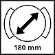 Original Einhell 9-tlg. Polierhauben- und Schleifpepier-Set (Polier- und Schleifmaschinen-Zubehör, passend für Einhell Polier- und Schleifmaschinen mit 180 mm)