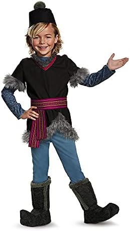 Disguise Kristoff Deluxe Child Frozen Disney Costume, X-Small/3T-4T Gray
