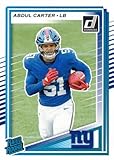 2025 Panini Donruss Football #315 Abdul Carter Rookie Card Giants - Rated Rookie
