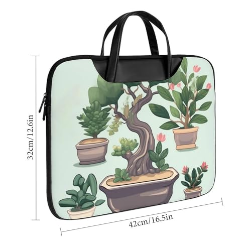 Bolso para laptop de cuero impermeable 15.6 pulgadas miniatura 3