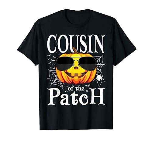 Disfraz de calabaza para hombre de primo de la familia Patch para Halloween Camiseta