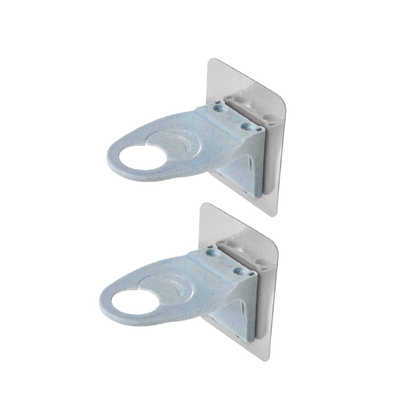 KONTONTY Strong Lightweight 2pcs Shower Gel Hanging Rack Traceless Adhesive Bath Shelf Suction Holder Shampoo Shelf Shower