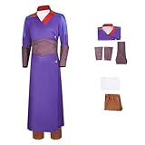 Huktcy Adult BG3 Gate Costume for Men Cosplay Gate Baldurs Gate Costume Suit Coat Pants Wristband Halloween Outfits (M,blue), Medium, Black