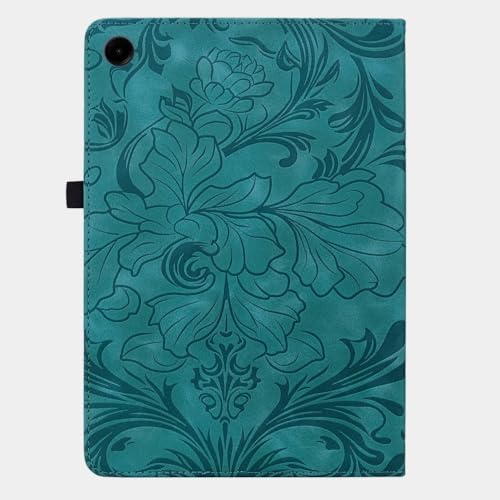 Étui Samsung Galaxy Tab S9 FE 10.9 coque protection cuir vert rabat support SM-X510 SM-X516B