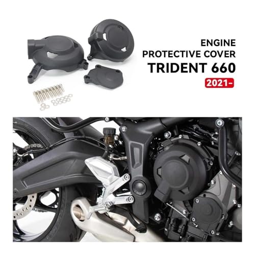 Couvercle stator Trident 660 protection carter moteur 2021 2022