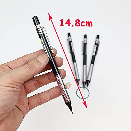 Druckbleistift 0,3/0,5/0,7/0,9 mm Metall-Automatikbleistift (0,9 mm) (0,5 mm)