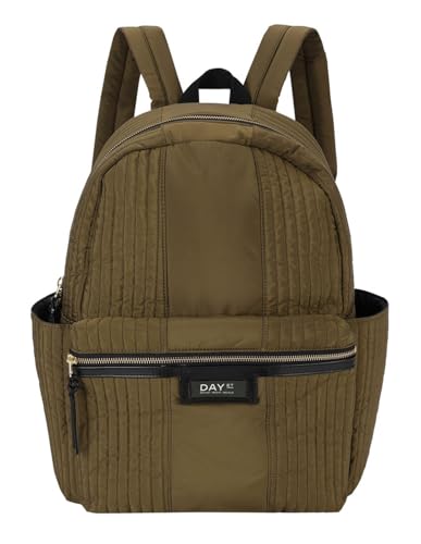 Sac à dos ordinateur DAY ET Gweneth Quilt Military Olive pour soulager votre dos avec style