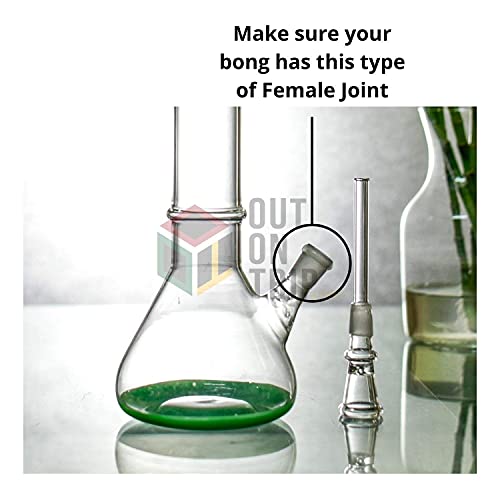 Image of OutonTrip Glass Shooter Bong Accessory - (Male Shooter) - Pack of 2 (18.8MM Slider)