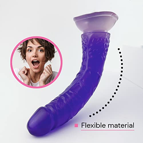 Dildo saugnapf: Realistischer dildo für Frauen Dildo weich Big dildo Sex Spielzeug Dildo realistisch Saugnapf für Damen dildo Realistic dildo 21cm Dildo groß Dildo dick Sexspielzeug Gelee FOPS D26 – Bild 4