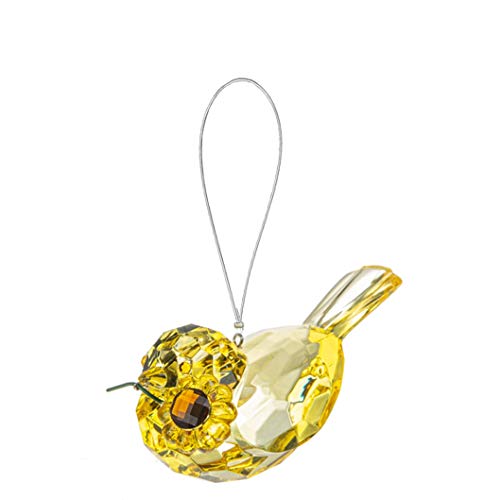 Ganz Acryf-99 Decorative Hanging Ornament, Set Of 3, Acrylic (Sunflower Bird) #TOP5