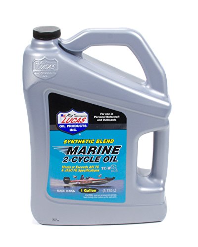 Lucas Oil Products LUC10861 Synthetic Blend 2 Cycle Marine Oil, 1 gallon, 1
