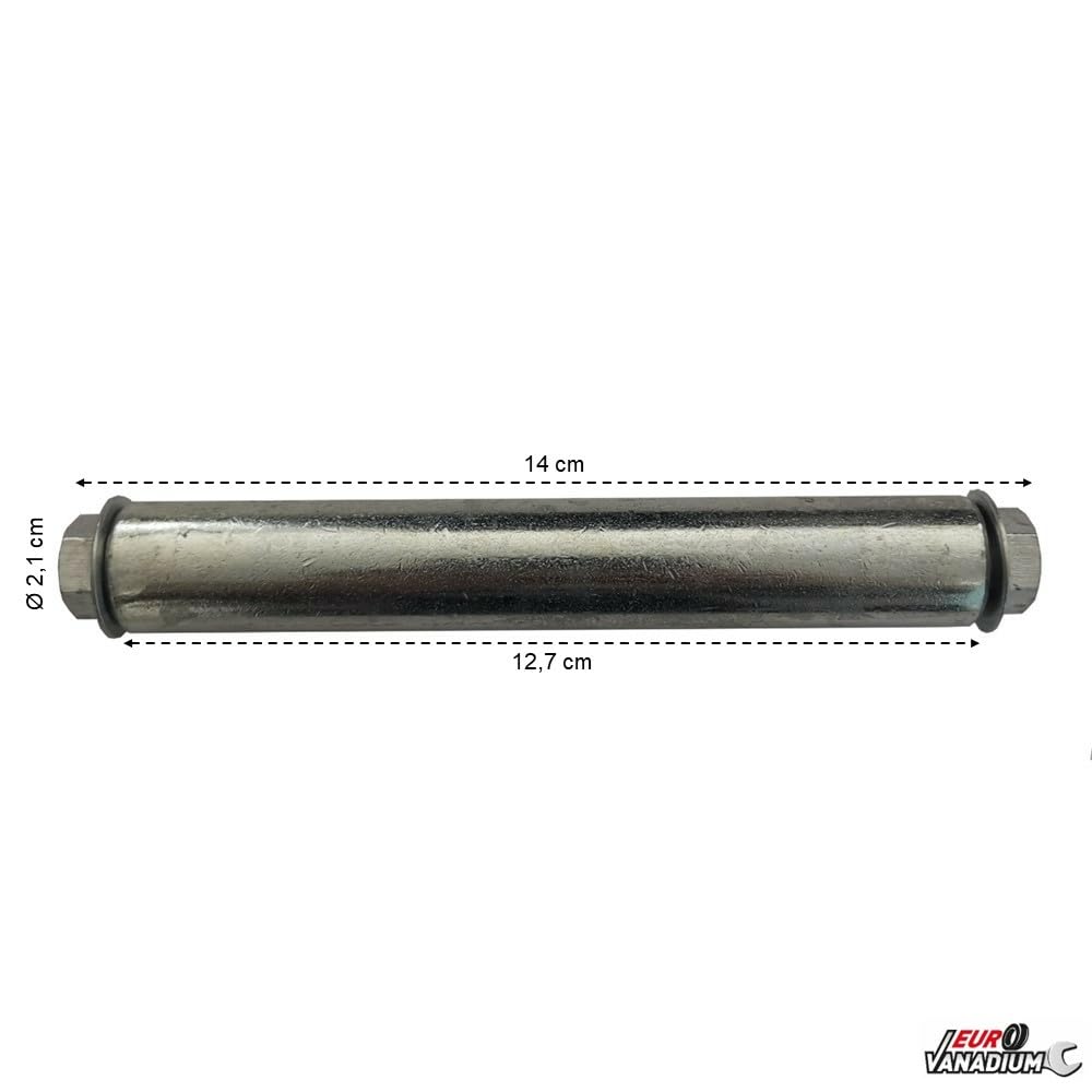 Axe de roue pour alésage diamètre 16 mm et moyeu 135 mm