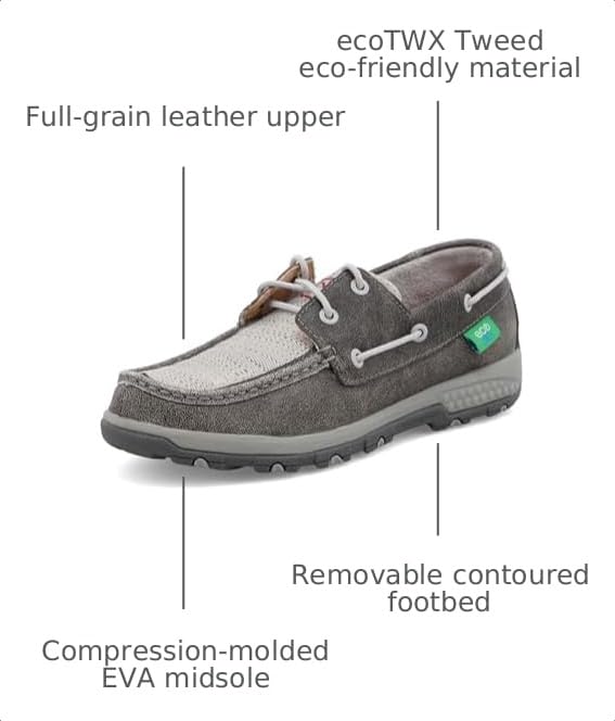 Image of Twisted X Women's Boat Shoe Driving Moc