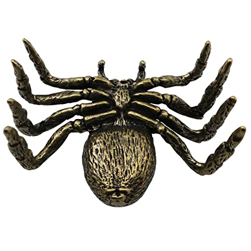 Spider Sculpture Lq Industrial Brass Spider Statue Bronze Animal Statuette Figurine Retro Copper Decor Modern Home Interior Study Office Desktop Decoration Ornament #TOP3