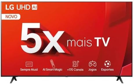 Smart TV LG 55" 55UT801C0SA 4K UHD Bluetooth 2 USB 3 HDMI Wi-fi T...