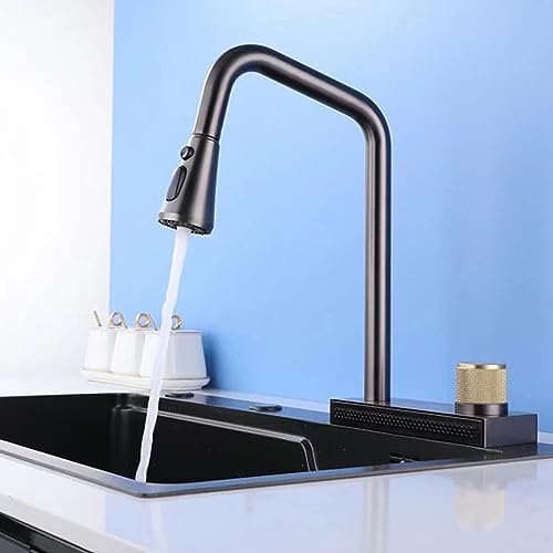 Robinet mitigeur de cuisine idéal pour nettoyer l'évier grâce à la douche cascade - 5