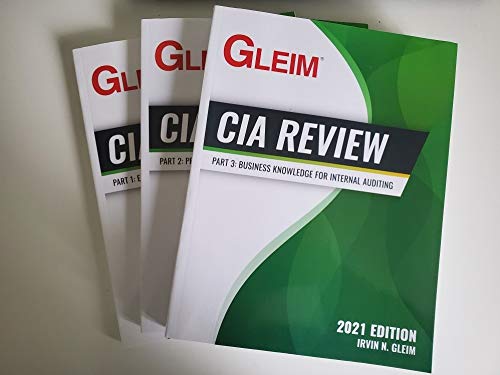 Gleim CIA Review Parts 1-3, 2021 Edition