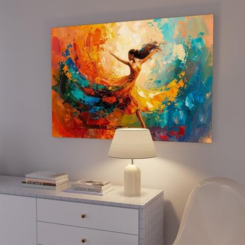 Poster sur toile danseuse vibrante 20x30 cm pour deco de chambre - 7