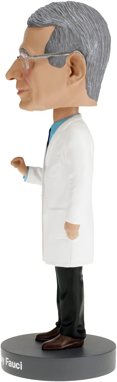 Royal Bobbles Dr. Anthony Fauci Bobblehead, Premium Polyresin Lifelike Figure, Unique Serial Number, Exquisite Detail : Toys & Games