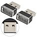 3 Pack Red LED USB Ambient Light for Car Interior Use in Conjunction with Laptop Mobile Power and Charging Devices