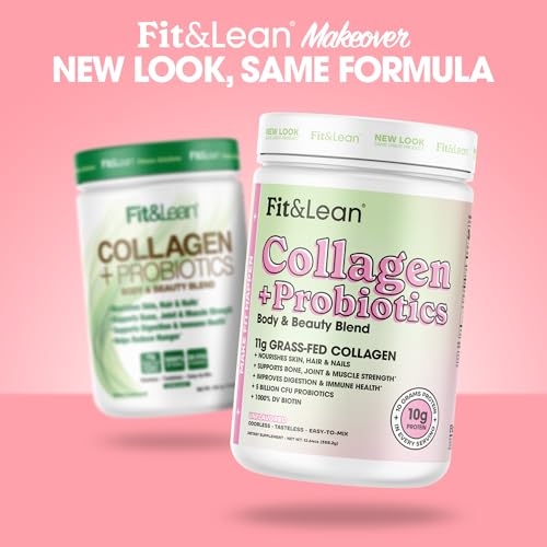 Fit & Lean Collagen Plus Probiotics Powder