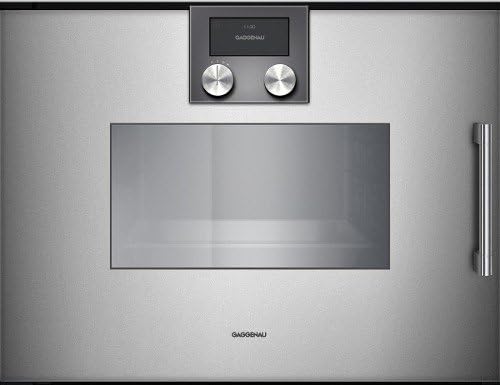 Gaggenau BSP 221 110 Combined Built-in Oven with Right Hinges Steel Finish 60 cm